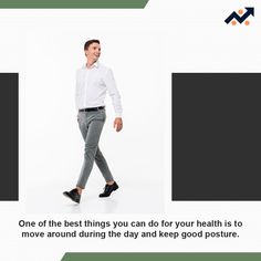 A body in motion tends to stay in motion! Body In Motion, Being Active, Sitting Posture, Good Posture, Neck Pain, Random Acts Of Kindness, Motion