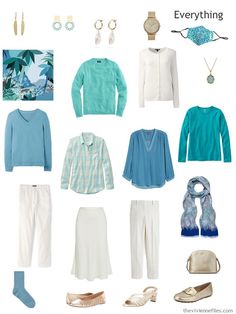 Build a Travel Capsule Wardrobe – Start with Art: White Peacock & Blue Delphinium by Jessie Arms Botke Capsule Wardrobe Casual, Visit Savannah, The Vivienne Files, Vivienne Files, Blue Delphinium, White Peacock, Fashion Capsule Wardrobe, Travel Capsule