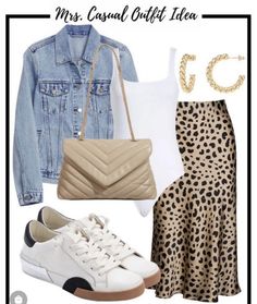 Mrs Casual, Leopard Skirt, Amazon Best Sellers, Casual Chic Outfit, Looks Chic, Outfits Casuales, Skirt Outfits, Cute Casual Outfits, Look Fashion