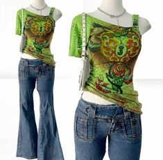 Not mine 2000s Clothing Png, Solar Punk Fashion, Layering Tops, Silly Clothes