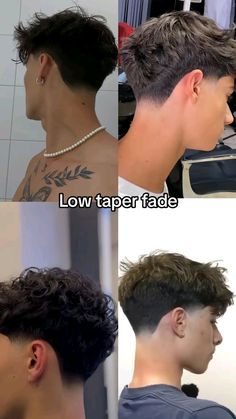 Taper Fade Short Hair, Really Curly Hair, Hair Cut Guide, Mens Haircuts Short Hair, Men Haircut Curly Hair, Asian Haircut, Mens Hair Colour, Taper Fade Haircut