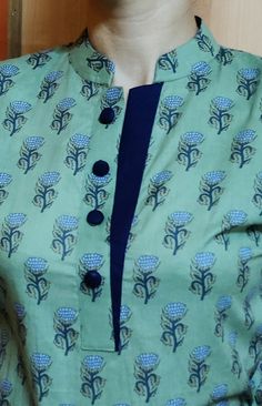 Tops Designs For Stitching, Collar Styles For Women Kurti, Close Neck Design, Dress Nack Patten, Colar Neck Suit Design, Easy Neck Designs For Suits, Churidar Stitching Ideas Latest, Colar Kurti Designs Latest, Cotton Kurta Stitching Ideas Neck