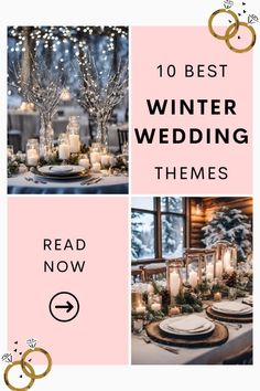 the top 10 best winter wedding themes