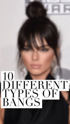 Whether you call them bangs, flicks, or fringes, you should which type is best for you. Here are 15 fabulously different types of bangs... Different Types Of Bangs, Types Of Bangs, Bangs Tutorial, Bangs For Round Face, How To Cut Bangs, Bangs With Medium Hair, Healthy Hair Tips, How To Style Bangs