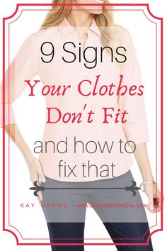 9 Signs Your Clothes Don't Fit...and how to fix that! Learn how 9 different pieces of clothing should fit the female body for the most flattering silhouette. Over 60 Fashion, Fashion Tips For Women, Clothing Hacks, Style Mistakes, Nicole Miller, Petite Fashion, Donna Karan, Emilio Pucci