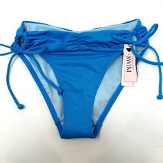 Beautiful Blue Shimmer Bikini Bottom From Victoria Secret. Has Small Cinching In Front And Back With Silver Logo Tag On Back. Side Ties. Please See All Pics! New With Tags! Questions? Leave A Comment Below! Blue Tie-side Swimwear With Drawstring, Blue Fitted Swimwear With Drawstring, Victoria's Secret Light Blue Bottoms For Summer, Blue Drawstring Swim Bottoms, Blue Tie-side Bottoms With Drawstring, Blue Drawstring Tie-side Bottoms, Blue Victoria's Secret Swimwear For Spring, Victoria's Secret Blue Swimwear For Spring, Victoria's Secret Blue Stretch Swimwear