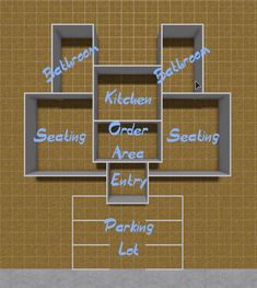 the floor plan for an apartment with different areas to put in place on each side