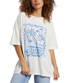 in stock Popular Shirt Designs, Cute Summer Wallpapers, Salt Crystal, Surf Tshirt, Beach Shirts, Elbow Length Sleeve, Oversized Tshirt, Summer Shirts, Billabong