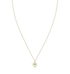 This beautiful emerald necklace is a solid 14k gold birthstone pendant made with real natural emerald. This gold necklace pendant comes in yellow gold, white gold, or rose gold. This emerald pendant is the perfect personalized jewelry gift. This birthstone necklace pendant can also be worn as a bracelet charm. Add this emerald charm to your jewelry collection now. Emerald Jewelry Necklace, Gold Necklace Pendant, Gold Jewelry Necklace, Emerald Pendant, Gold Heart Necklace, Emerald Necklace, Birthstone Pendant, Bracelet Charm, Emerald Jewelry