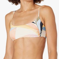 Never Worn And In New Condition With Tags. Had Adjustable Straps And Cup Inserts. Multicolor Bra Friendly Tankini, Multicolor Bra-friendly Tankini, Green Bathing Suits, Tank Bikinis, Billabong Swim, Bathing Suit Bottoms, Reversible Bikinis, Cheeky Bikinis, Orange Pink