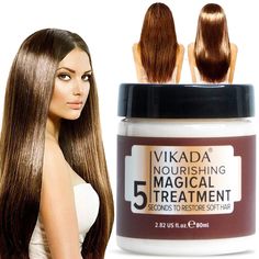 PRICES MAY VARY. 【Time-Saving Solution】Vikada Hair Repair Cream, With quick 5-second application, incorporate it seamlessly into your hair care routine and enjoy the benefits of healthier and more beautiful hair without spending excessive time and effort. 【Deep Repair】Vikada Conditioner Deliver magic activating energy to damaged hair from roots to ends, deep repair dry and damaged hair fibers and fill in the hair cavities, leaving hair hydrated, orderly, smooth and luster. 【Reduces Tangles and F Hair Mask For Frizzy Hair, Mask For Frizzy Hair, Yogurt Hair Mask, Crystal Makeup, Dry And Damaged Hair, Repair Cream, Frizzy Hair, Hair Fibers, Time Saving