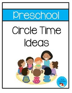 a book cover for preschool circle time ideas