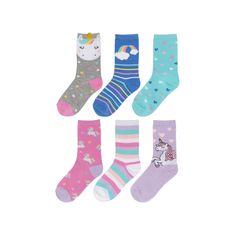 Make sure she's ready to take on the day in style with this Girls 4-12 SO 6-Pack Patterned Crew Socks Set. Click on this KIDS APPAREL & SHOES GUIDE to find the perfect fit and more! Make sure she's ready to take on the day in style with this Girls 4-12 SO 6-Pack Patterned Crew Socks Set. Click on this KIDS APPAREL & SHOES GUIDE to find the perfect fit and more! FEATURES Set includes 6 pairs of socks Crew-cut silhouette Unique patterns with each pairDETAILS Polyester, spandex Machine wash Importe Crew Cuts, 6 Packs, Socks And Hosiery, Crew Socks, Big Kids, Unique Patterns, Perfect Fit, Socks, Kids Outfits