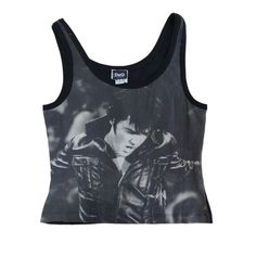 #ad Premium Vintage Y2k Elvis Presley D&g Runway Vest Top 2005, Fashion Clothing Elvis Tshirt, 2005 Fashion, Runway Top, Y2k Clothes, Clothing Design, The Money, Vest Top, Women's Vest, Elvis Presley