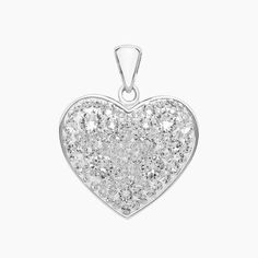 Crystal Collection Pendants Pendant Swarovski Crystal Heart Pendant in Sterling Silver Crystal Heart Necklace, Swarovski Crystal Hearts, Express Love, Crystal Heart Pendant, Buy Necklace, Silver Snake Chain, Crystal Collection, Stunning Jewellery, Crystal Heart