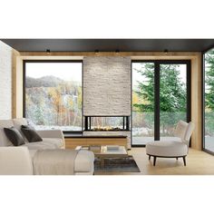 fireplace Sierra Flame by Amantii 48” Lyon 4 Sided See Through Natural Gas Fireplace Linear Gas Fireplace, Scandinavian Light, Natural Gas Fireplace, Two Sided Fireplace, Indoor Outdoor Fireplaces, Double Sided Fireplace, Glass Fireplace, Double Glass, Screen Free