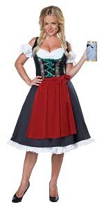 Oktoberfest, Holiday Costume, Beer Maid, Fraulein, Frau, Bavarian, Lederhosen, Plus Size, German #afflink Oktoberfest Outfit Women, Oktoberfest Hairstyle, Bavarian Costume, Oktoberfest Woman, Oktoberfest Outfits, German Dress Dirndl, German Costume, Oktoberfest Dress