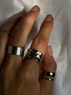 Rings Masc, Abstract Rings, Simple Rings, Earthy Jewelry, Classy Jewelry, Rings Simple, Love Ring, Always And Forever