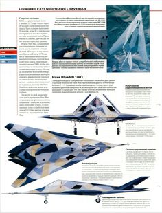 an image of a magazine page with pictures of fighter jets on the front and back