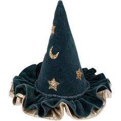 Halloween Hat, Fantasy Life, Witch Hats, Halloween Witch Hat, Halloween Hats, Food Accessories, Gold Lame