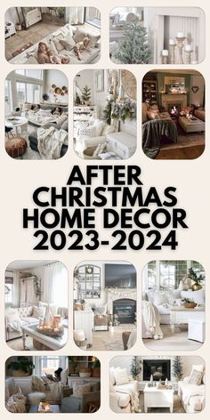 an advertisement for a christmas home decor contest with pictures of couches, tables and chairs