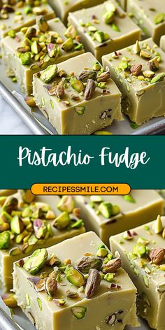 pistachio fudge recipe with almonds and pistachio