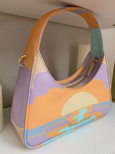 Cute Colorful Cheap Bags, Luxurious Handbags, Trendy Colorful Shoulder Bag For Shopping, Purple Bags Aesthetic, Kawaii Multicolor Shoulder Bag For Everyday Use, Trendy Bags, Cute Accessories Kawaii Handbags, My Style Bags