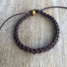 This lovely boho anklet / bracelet was made using 100% natural hemp cord. Designed for everyday wear. It has an adjustable closure that will fit a 7-7.5 regular fit wrist. It also opens to around 12 inches to fit as anklet. Please feel free to contact me if you have any questions. Adjustable Holistic Brown Jewelry, Adjustable Hippie Bracelets For Everyday, Adjustable Hippie Braided Friendship Bracelets, Earthy Adjustable Bracelet With Sliding Knot, Adjustable Hippie Braided Bracelets For Friendship, Spiritual Brown Braided Bracelet For Beach, Hippie Brown Friendship Bracelets For Beach, Casual Adjustable Bracelets For Meditation, Adjustable Brown Bohemian Friendship Bracelets