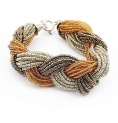 Bead Cuff Bracelet, Bijoux Art Nouveau, Cheap Bracelets, Wide Cuff Bracelets, Jewelry Making Tutorials, Seed Bead Bracelets, Fabric Jewelry