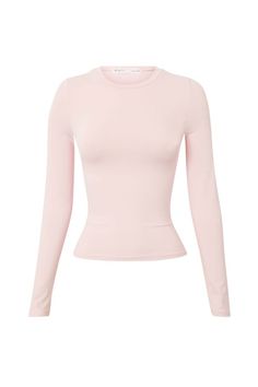 Long Sleeve Pink Shirt, My Mum Made It, Pink Shirt, Comfy Outfits, Pink Tops, Long A Line, Dream Wardrobe, Workout Tops, Made It