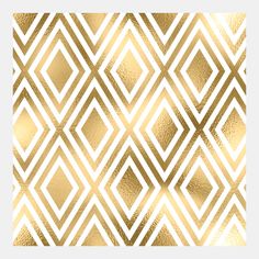 an abstract gold and white background with diamond shaped lines in the center, on top of each other