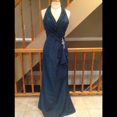 Luxe Taffeta Halter Gown With Bolero Jacket. Elegant Taffeta Gown With Sweep Train, Elegant Taffeta Gown For Evening, Formal Taffeta Evening Dress Ball Gown, Taffeta Evening Dress With Sweep Train, Elegant Taffeta Gown For Prom Season, Formal Taffeta Evening Dress With Ruched Bodice, Elegant Taffeta Evening Dress For Prom Season, Fitted Taffeta Evening Dress, Elegant Taffeta Evening Dress For Prom