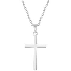 This 925 sterling silver cross necklace is a timeless and thoughtful religious gift for a beloved young boy. Its classic design carries profound meaning and comes complete with a matching link chain. To enhance the gifting experience, we've carefully packaged it in a complimentary gift box, ensuring your gesture is as special as the necklace itself. Age Group: Timeless Treasure for Young Boys & Teens; Safe for Sensitive Skin Material: 925 Sterling Silver Medal Cross Size: 27mm x 17mm petite silv Minimalist Cross Pendant Necklace For First Communion, Sterling Silver Cross Pendant Necklace For First Communion, Sterling Silver Cross Necklace For First Communion, Silver Pendant Necklace For First Communion, Sterling Silver Cross Pendant For First Communion, Sterling Silver Necklace For First Communion, Classic Sterling Silver Cross Pendant Necklace, Classic Sterling Silver Cross Charm, Sterling Silver White Gold Necklace For First Communion