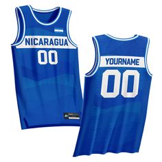 Nicaragua Custom Basketball Jersey Unique Basketball Jersey Design, New Design Jersey Basketball, Sky Blue Jersey Design Basketball, Jersey Uniform Basketball, Sporty Team-colored Basketball Jersey, Boston Hockey, Basketball Uniforms Design, Custom Baseball Jersey, Hanging With Friends