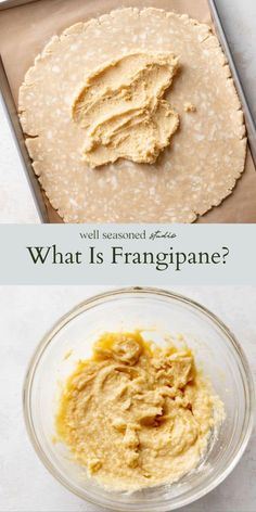 Making homemade frangipane. Frangipane Recipe, Almond Pie, Bake Off Recipes, Almond Pastry, Frangipane Tart, Cake Filling, Galette Recipe, Baking Hacks