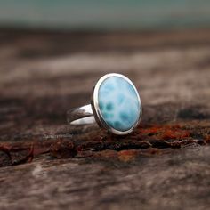 Dominican Republic Larimar Ring, 925 Sterling Silver Ring, Handmade Ring, Oval Gemstone Ring, Wedding Ring, Blue Larimar Ring, Gift For Her Metal: 925 Sterling Silver Gemstone : Dominican Republic Larimar Stone Color : Blue Stone Shape : Oval Stone Setting: Bezel Benefits of wearing Larimar:- Larimar is said to enlighten and heal in a physical, emotional, mental and spiritual way. It stimulates the heart, throat, third eye and crown chakras facilitating inner wisdom and outer manifestation. It r Blue Larimar Round Rings, Oval Blue Larimar Jewelry, Elegant Oval Larimar Rings, Oval Turquoise Sterling Silver Ring For Wedding, Oval Turquoise Ring In Sterling Silver For Wedding, Wedding Larimar Gemstone Rings, Turquoise Oval Moonstone Ring For Anniversary, Oval Larimar Rings For Anniversary, Oval Larimar Jewelry For Anniversary