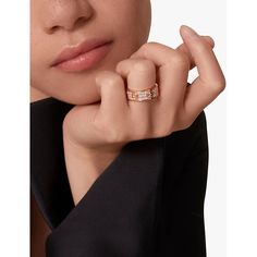 Find CARTIER Love 18ct Rose-gold And 66 Brilliant-cut Diamond Ring 55mm on Editorialist. Cartier 18ct rose-gold and 0.70ct brilliant-cut diamond ring100% 18ct rose-gold66 diamondsSlips onLOVE collection, brand engraved, polished finishCarat weight: 0.70ctCarat cut: round brilliantCarat clarity: FL-VS2Carat colour: D-HRing width: 6.5mmPlease refer to the brand's care instructionsMade in FranceCartier prides itself on providing excellent customer service. This includes contacting customers to offer after-sales care and share details about its brand and products. As such, when you order a Cartier product from us, your details will be passed onto Cartier so that it can provide these services to you. Cartier Love Ring, Brilliant Cut Diamond Ring, Cartier Love, Love Ring, Brilliant Cut Diamond, Cartier, Diamond Ring, Customer Service, Rose Gold