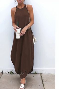 Lasaky - Stylish Round Neck Collared Jumpsuit Dress Collared Jumpsuit, Collar Jumpsuit, Fresh Dress, Casual Maxi Dress, 50th Clothing, Mid Length Skirts, Skirt Skirt, Dresses By Length, Maxi Dresses Casual