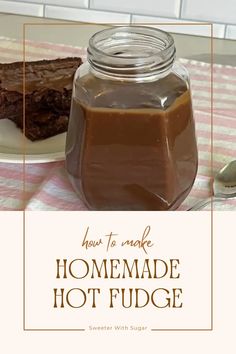 Homemade Hot Fudge is delicious drizzled over scoops of creamy vanilla ice cream or warm browines. It is perfect for satisfying cravings or adding a touch of gourmet flair to your favorite desserts. #HotFudge #HomemadeHotFudge #EasyHotFudgeRecipe #DessertToppings