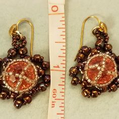 Host Pick - Best In Jewelry & Accessories- 11/15/19 Thanks @Rosadela ! Nwt Handmade Dangle Earrings; Approx. 1.5" Long Dark Rose Pink Swarovski Crystals And Glp (Gold Plated Brass) Ear Wires With Hearts On The Front; Brown & Gold Seed Beads Hand-Stitched Into A Star Pattern. Handmade By Me - Aka Isabella Robin Art & Jewelry ** Beyond The Cost Of Materials, My Jewelry Takes Some Time To Make (Sometimes 20+ Hours!) - This Is Reflected In My Pricing. Thanks For Understanding! ** Pink Elegant Beaded Earrings For Celebration, Elegant Pink Beaded Earrings For Celebration, Pink Round Jewelry With Bead Caps, Elegant Round Earrings With Bead Caps, Handmade Rose Gold Earrings For Formal Occasions, Handmade Pink Earrings For Formal Occasions, Formal Handmade Pink Earrings, Formal Pink Handmade Earrings, Handmade Pink Evening Earrings