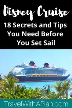 Click here for our 18 ultimate Disney Cruise tips that we wish we would have known before our first Disney Cruise!  Help build excitement for your upcoming cruise with our exciting photos and secret tips!  #DisneyCruisetips #DisneyCruiseLinetips #DisneyCruisetipsandtricks #DisneyCruisefirsttime Disney Wish Cruise, First Disney Cruise, Cruise Photos, Summer Vacation Ideas