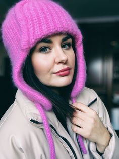 Warm Winter Hats With Ear Flaps, Warm Bonnet With Ear Flaps For Cold Weather, Cozy Winter Hat With Ear Flaps, Cozy Winter Hats With Ear Flaps, Warm Winter Bonnet With Ear Flaps, Warm Beanie With Ear Flaps, Warm Bonnet With Ear Flaps For Winter, Winter Beanie With Ear Flaps, Warm Winter Beanie With Ear Flaps