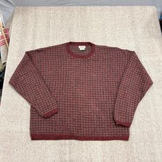 ITEM : Vintage St John's Bay Sweater Mens 3XL Red 1990s Chunky Fisherman   Size on Tag : 3XL  Flaws :  Measurements : Please Refer to Photos For Measurements  USA Buyers Will Not Be Charged Customs / Duties All Items Are Shipped Through  A Freight Forwarder In NY State & Processed With USPS / UPS. Please advise not all Items Fit to The Given Tag Size Refer To Measurements Shown Please Feel Free to Ask Any questions you may have Pull Vintage, Freight Forwarder, Fisherman Sweater, St Johns, Vintage Fits, Vintage Sweaters, St John, New Outfits, Sweater Outfits