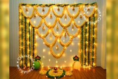 Ganpati Decoration Theme, Diwali Decoration Ideas, Janmashtami Decoration, Diwali Decorations At Home, Diwali Decoration Items