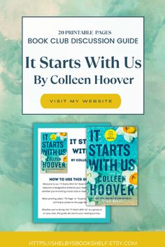 the book club discussion guide for it starts with us by collen hover