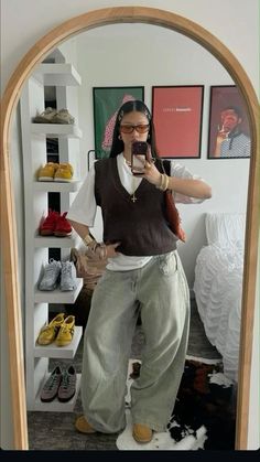 Autumn Streetwear Outfits, Boho Streetwear Outfits, Thrift Fall Outfits, Cfg Outfit, Tomboy Fall Outfits, Fashion Killa Outfits, Street Style Outfits Casual, Ootd Streetwear, Style For Fall