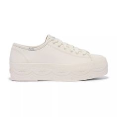 Keds Triple Up Leather Lace Foxing Lace Up Keds Triple Up, Chelsea Wedding, Shoe Ideas, Platform Sneaker, Leather Lace, Shoe Style, Keds, Tennis Shoes, Leather And Lace