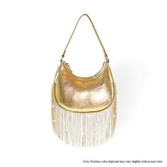 Introducing the Cascade Elegance Fringed Handbag’ – where sophistication meets playful charm. This exquisite piece is crafted with the finest materials, featuring a sleek facade that exudes class. The eye-catching fringe detail adds a touch of whimsy, creating a dynamic look that will sway elegantly with your every move. The spacious interior is designed for the modern woman, offering ample space for all your essentials, while the secure closure ensures they are kept safe. Perfect for a night ou Fringe Handbags, Casual Beach Wear, Gold Handbags, Shop Swimwear, New Arrival Dress, Monday Friday, Modern Woman, Short Sets, Set Dress