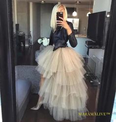 Women Hi-Lo Tulle Tutu Bustle Skirt Petticoat Clubwear Fancy Dance Asymmetric Dress For Party Fashion Casual Style New Goth Dark Fitted Tutu Dress For Party Season, Fitted Skirt Petticoat For Party, Fitted Party Petticoat Skirt, Party Skirt With Attached Cancan For Spring, Fitted Tiered Petticoat For Party, Asymmetrical Tulle Party Skirt, Spring Costume Party Fitted Tutu Dress, Fitted Tutu Dress For Spring Costume Party, Fitted Summer Party Petticoat