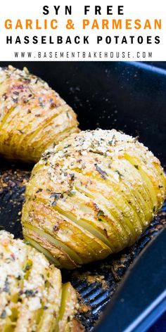 grilled artichokes with garlic and parmesan cheese in a roasting pan